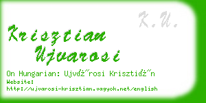 krisztian ujvarosi business card